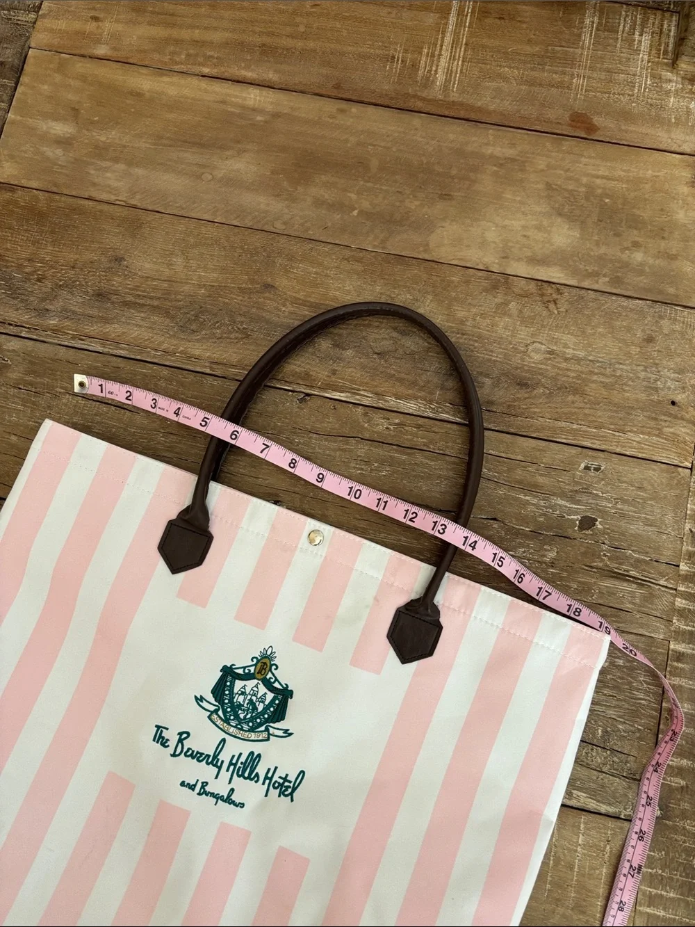 The Beverly Hills Hotel and Bungalows Tote -Never used